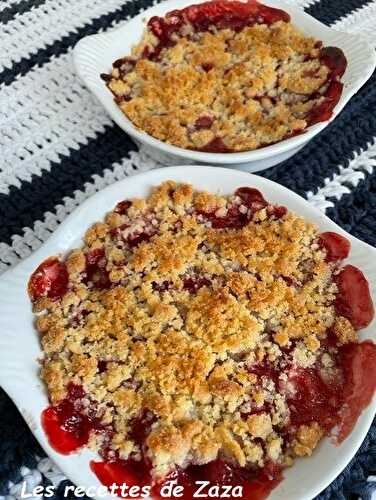 Crumble aux fraises