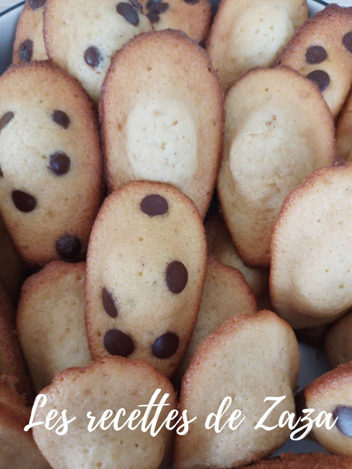 Délicieuses Madeleines à la vanille et aux pépites de chocolat