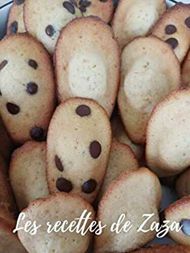 Délicieuses Madeleines à la vanille et aux pépites de chocolat