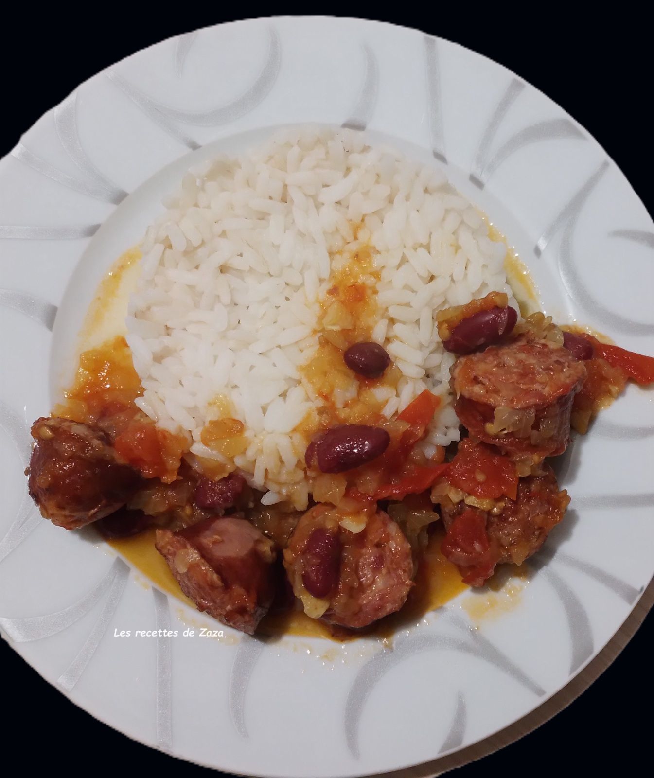 Rougail saucisses d'après la recette de ma nièce Nadia (Réunionnaise)