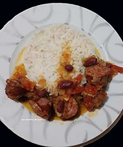 Rougail saucisses d'après la recette de ma nièce Nadia (Réunionnaise)