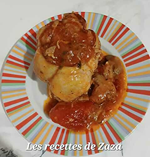 Paupiettes de poulet au chorizo au Cookeo