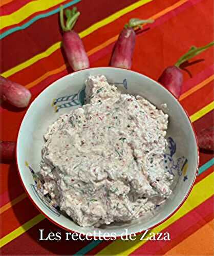Tartinade ou mousse de radis