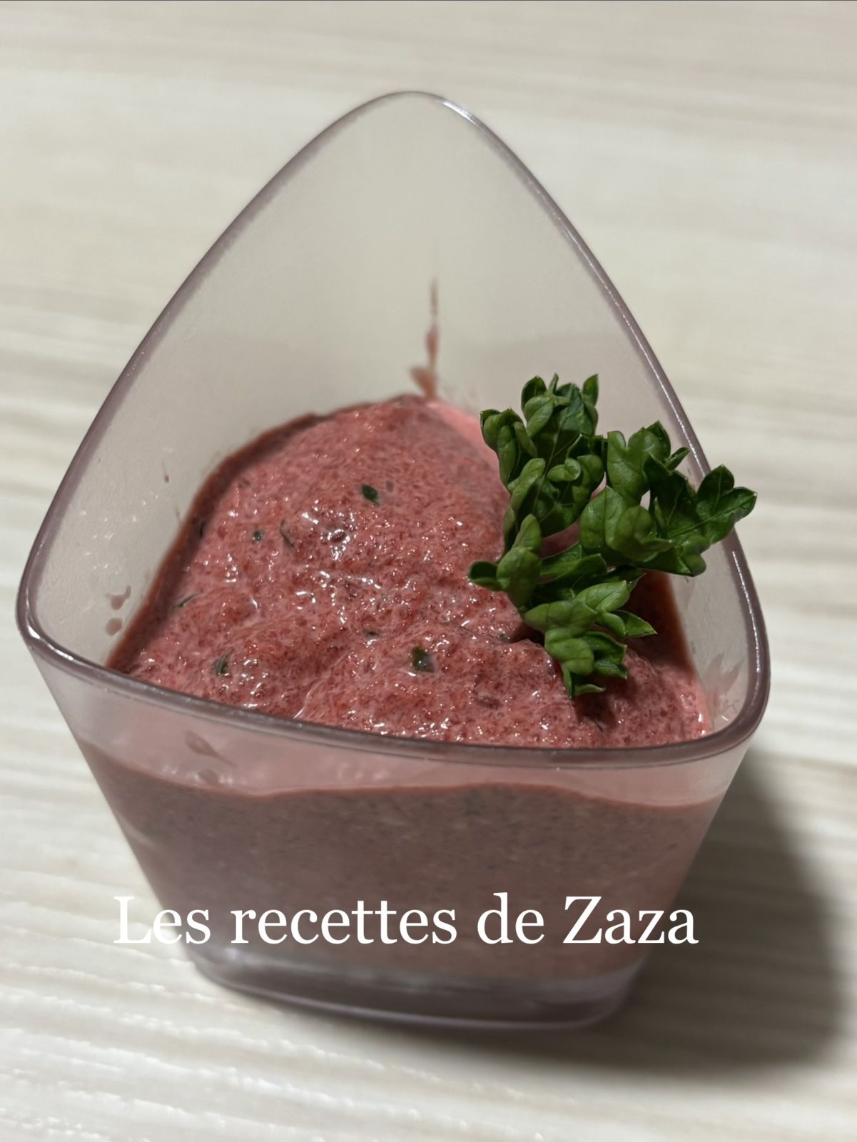 Verrines de betterave au Caprice des Anges