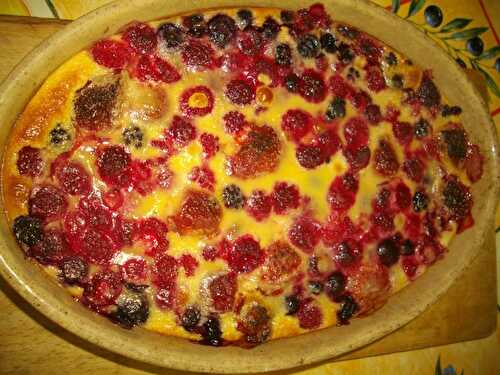 Clafoutis aux fruits rouges