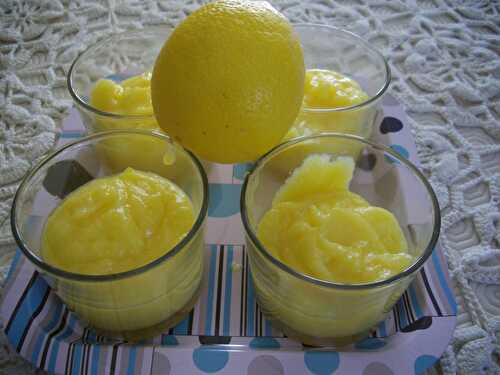 Crème au citron