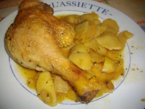 Cuisses de canard aux pommes de terre