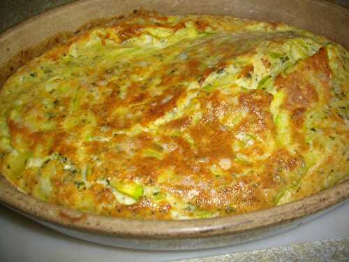 Gratin de courgettes au basilic