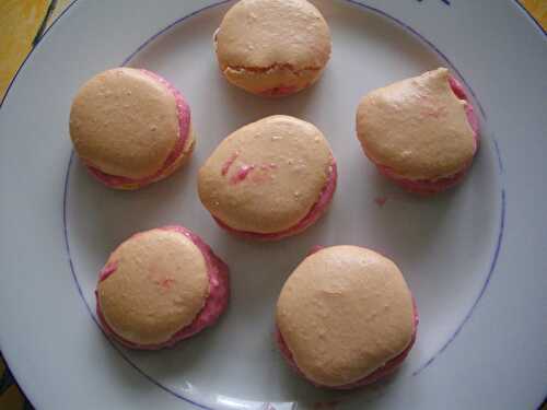 Macarons à la framboise