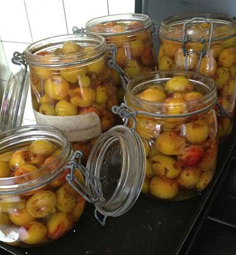 Mirabelles au sirop