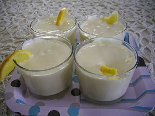 Mousse au citron