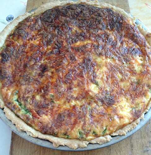 Quiche au surimi et tomates cerises