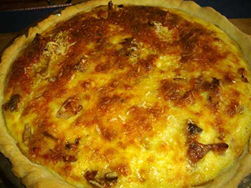 Quiche aux lardons et champignons