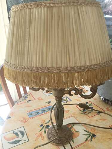 Relooking d'une lampe gigogne