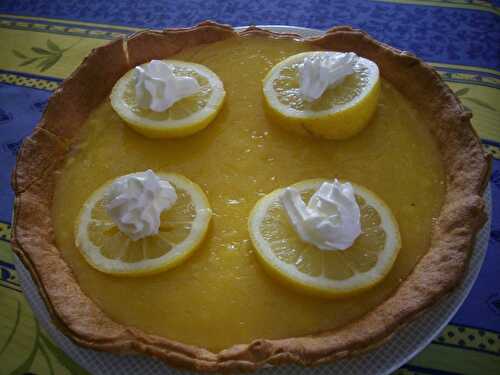 Tarte au citron facile - Les recettes faciles de Titine