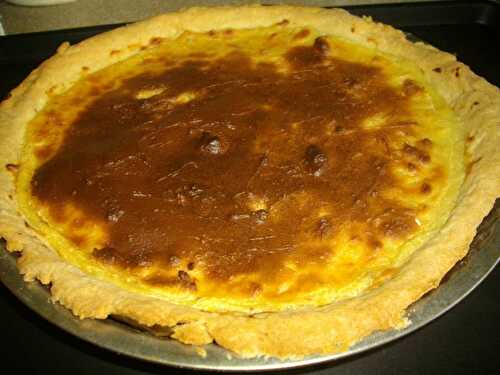 Tarte au flan patissier