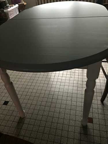 Customisation d'une table de salle à manger