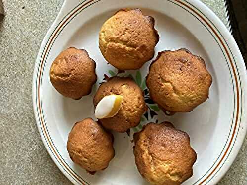 Gâteaux à la crème de calissons (vu sur ptit chef)