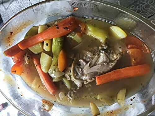 Poulet façon tajine