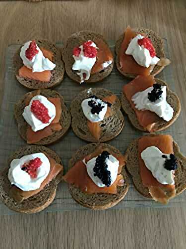Tartines de saumon (recettes Lidl)