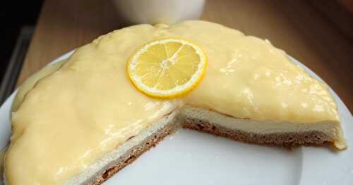 Cheese-cake au citron (lemon curd)