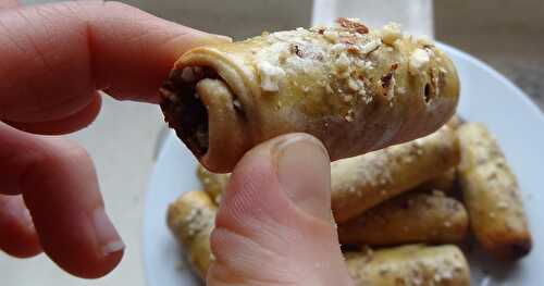 Cigares aux amandes et à la pâte de spéculoos