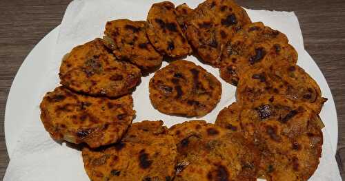 Galettes de foufou (manioc) aux oignons