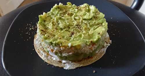 Tartare d'avocat au crabe