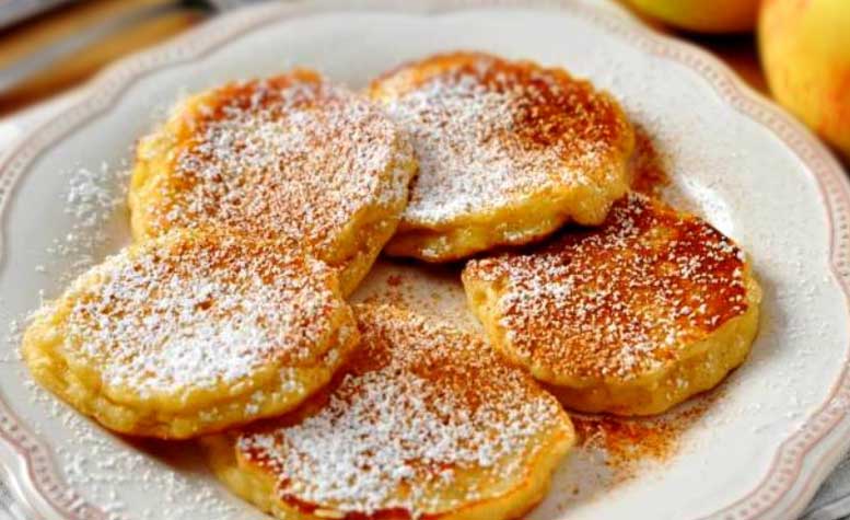 Beignets de pommes à la poêle | Recette facile et rapide