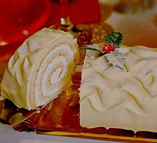 Bûche de Noël à la vanille | Recette Mixte - Rapide et Délice