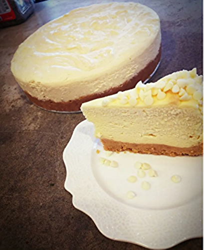 Cheesecake Chocolat Blanc - Recette Mixte - DESSERTS