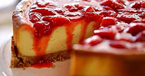 Cheesecake fraise sans cuisson - Cuisine facile - Recette Mixte