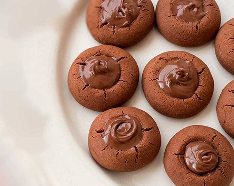 Cookies au nutella facile 3 ingredients - Cuisine Facile - 3 ingredients