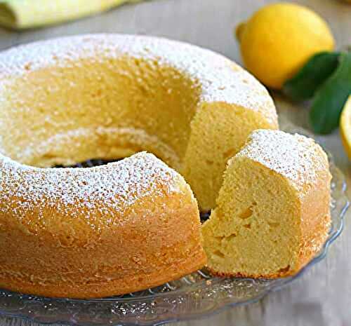 Cyril lignac cake au citron – recette rapide - Cuisine Facile - Recette Mixte