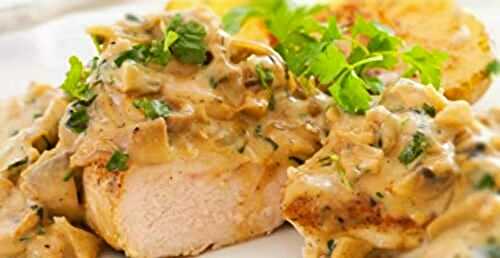 Filet mignon de porc sauce champignon WW - Cuisine Mixte