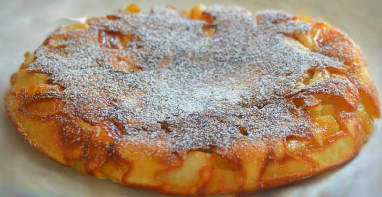 Gateau à la poêle aux pommes - Cuisine actuelle - Recette Plat