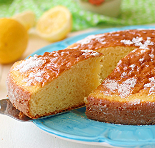 GÂTEAU AU CITRON ET À LA RICOTTA très moelleux - Recette Mixte