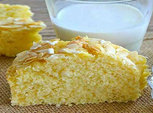 Gâteau au lait d’amande doux et sans beurre – Recettes Facile
