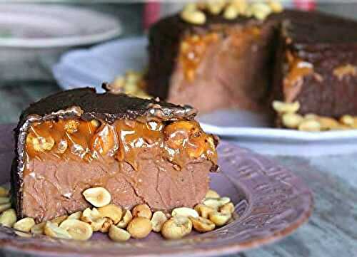 Gâteau au Snickers sans cuisson - Recettes Facile - Recette Mixte