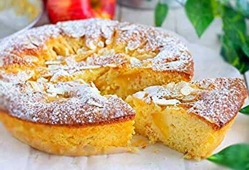 Gâteau aux pommes 10 cuillères sans beurre - Facile