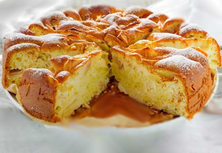 Gâteau aux pommes au verre en 5 minutes sans beurre - Facile et Rapide