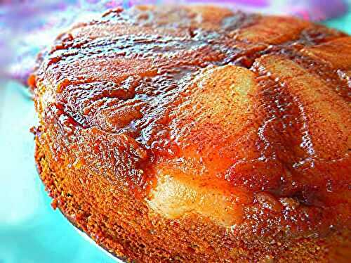 Gâteau aux pommes caramélisé au Thermomix - Cuisine Facile