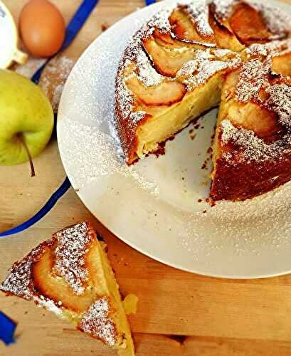 Gâteau aux pommes et au yaourt grec sans matière grasse -Recette Mixte