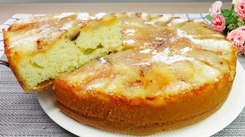 Gâteau aux pommes sans beurre de grand-mère