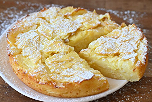 Gâteau aux pommes super crémeux : Recette Mixte
