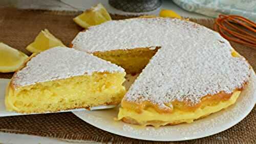 Gâteau de citron sucré et moelleux