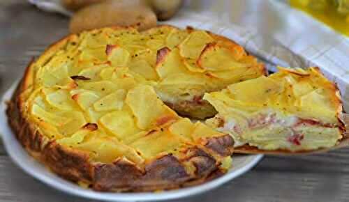 Gâteau Invisible raclette a la pomme de terre | Rapide et simple