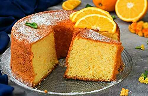 Gâteau mousseline à l'orange - Recettes facile - Recette Mixte
