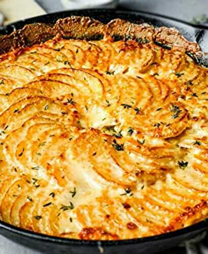 Gratin de Pommes de Terre au Parmesan - Cuisine Facile - Recette Mixte