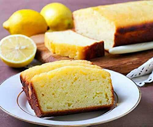 La recette trop facile du jour le cake au citron, léger et délicieux !